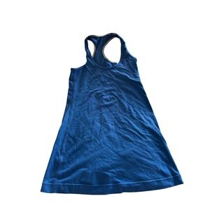 Lululemon Blue Racerback Athletic Dress Tank Style Athleisure Women's- size 2